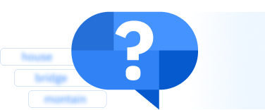 Question mark graphic