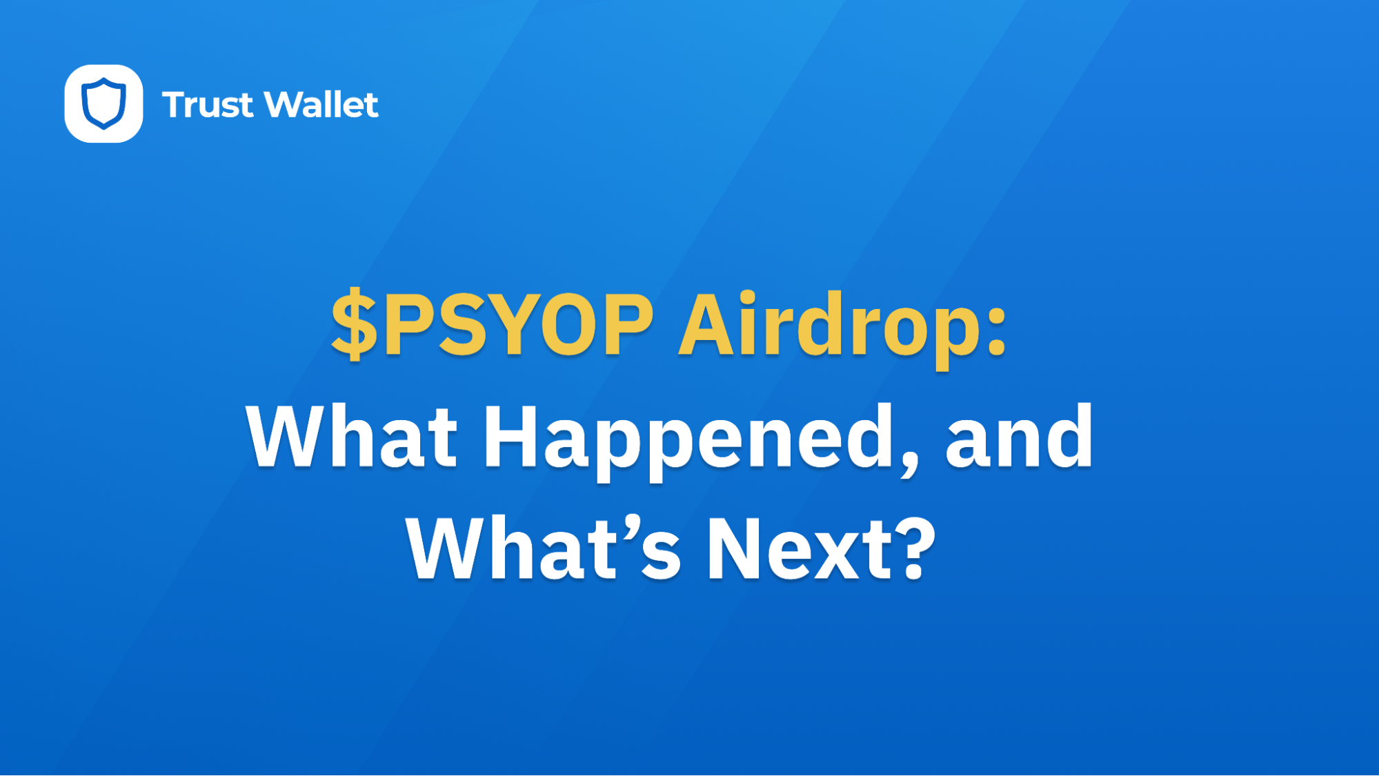 PSYOP Airdrop: What Happened, and What's Next